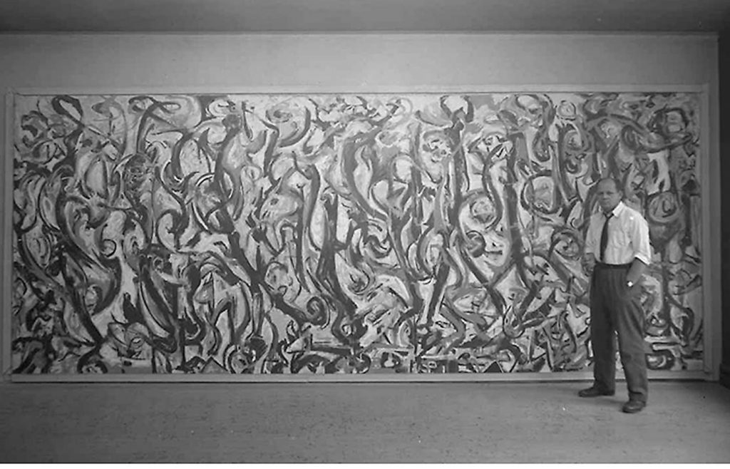 jackson pollock mural