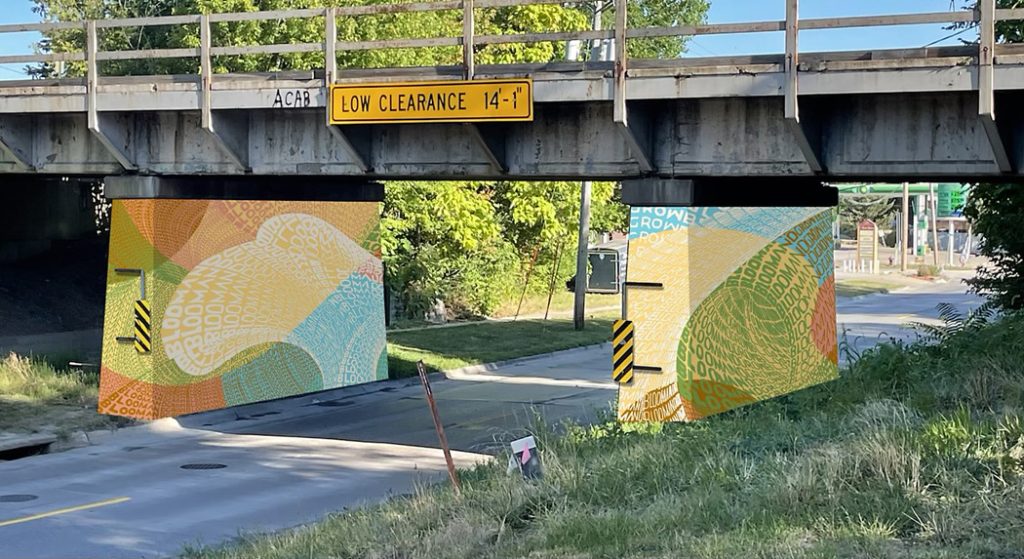 Beautifying a Bridge: Chad Starling’s New Mural for Fairfield - Iowa Source